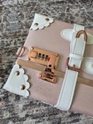 16  Vintage Cute Carry-on Overnight Case Non-wheeled Mini Leather Trunk Suitcase