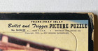 Vintage 1953 Bullet   Trigger Roy Rogers Dog   Horse Frame Tray Puzzle 27 Pieces