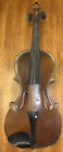 Vintage Unmarked 3 4 Violin For Repair Or Parts