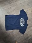 Gracie Jui-jitsu Academy Logo Rio De Janeiro Brasil Blue Shirt M