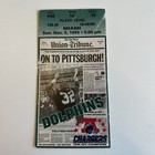 Nfl Ticket Miami Dolphins   San Diego Chargers 11 5 1995 Marino 2td Seau Int