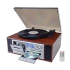 10 In 1 Vinyl Record Player 3 Speed Bluetooth Vintage Automatic Turntable Cd 
