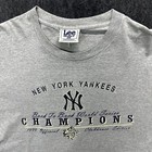 Vintage 1999 New York Yankees Mlb World Series Clubhouse T Shirt Size Xl