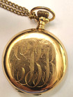 Seth Thomas Model 20  Roman Numeral  14k Gold Case Pocket Watch  15 Jewel Look
