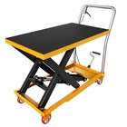 1100lbs Capacity Single Scissor Lift Table 35  Lifting Height Hydraulic Lift