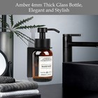 Glass Soap Dispenser With Pump And Wall Mount Holder 8 5 Oz Shampoo And Condi   