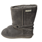 Bearpaw Women s 9 Adele Gray Suede Boots Winter Warm Cozy Snow Classic Gorpcore