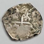1704 Cob 4 Reales Spanish Colonial Potosi Bolivia Genuine Pirate Age Silver J236