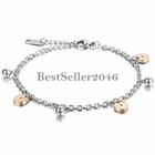 Women Ankle Chain Love Lock And Key Charm Chain Anklet Bracelet Foot Jewelry