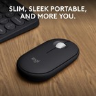Logitech Pebble Mouse 2 M350s Slim Bluetooth Wireless Mouse  Portable 