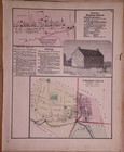 1871 Plat Map  Gettysburgh   Cherry Tree  Indiana Co   Pennsylvania - Fw Beers