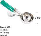 2 7 Oz Scoop -  12 - Disher  Ice Cream Soop  Cookie Scoop - Portion
