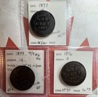 3 Different Canada Large Cents Lot K  All 1890 s  Better Circulated Up To Xf au