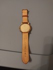 Fossil Men s Bq2255 Lance Quartz Chrono Stainless Steel Leather Strap Watch