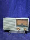 Vintage 1956 Wards Airline Gse1626a Am Tube Radio Turquoise Mid Century Space 