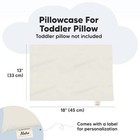  organic Cotton Toddler Pillowcase 13x18   Soft   Durable  Cute Colors 
