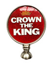  new  Budweiser -  crown The King  - King Of Beers - Beer Tap Handle Topper