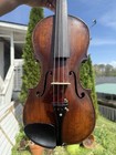 Old 1800s 4 4 German Violin Outfit