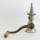 Vintage Universal No  2 Hand Crank Meat Grinder 3 Blades