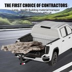 2-in-1 Foldable Truck Cargo Box Extender Heavy-duty Alloy Steel 500lbs Capacity