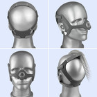 Wisp Cpap Mask Headgear With Frame  Clips  Standard  Gray
