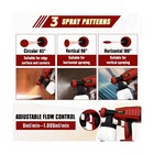 Cordless Paint Sprayer  Upgraded Hvlp Brushless Spray Gun Compatibl    Fast Ship