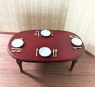 Dollhouse Miniature Gold Flatware Silverware Set 4 Place Settings 1 12 Scale