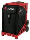 Zuca Obsidian Sport Insert Bag With Red Frame And Packing Pouch Set