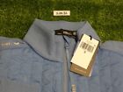 Ralph Lauren Rlx Womens Performance Cool Wool Golf Jacket Ngla Logo Blue Small