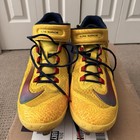 Nike Acuna Alpha Huarache Elite 4 Mid Baseball Cleats Yellow Fz3466-700 Size 13