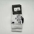 Nike Lebron James Elite Crew Dri-fit Basketball Socks White black Men s Xl 1pr