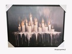 New Kirklands Led Light Up Spooky Candles Framed Wall Art Halloween 23 X 31