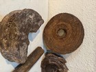Antique Relics Wooden Block Pulley With Hook Sheaves From Spanish Galleon