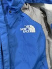 The North Face Youth Waterproof Blue And Gray Jacket