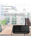 Wuloo Intercoms Wireless For Home 1 Mile  5280 Feet  Range 10 - Channel 2 Pack