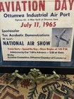 Vintage 1965 Original Navy Blue Angles Advertising Show Poster