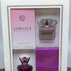 Versace Mini Perfume Set Bright Crystal dylan Purple 5ml Womens New Sealed   