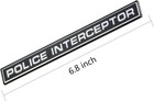 Fits For Crown Victoria 1pc Police Interceptor Emblem 3d Badge Decal Sticker  bl