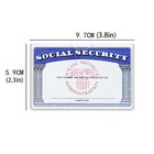 20 Pack Vertical Id Card Holder Clear Plastic Badge Resealable Waterproof Credit