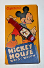 Circa 1947 Ingersoll Mickey Mouse Watch In Yellow Box Us Time Logo Works  a2 