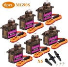 Mg90s Micro Servo Motor Metal Gear 9g For Rc Helicopter Airplane Car Robot Plane