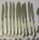 54 Piece Wm Rogers Oneida Ltd Deluxe Mansfield Stainless Flatware  vintage Lot