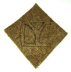 Original 2-piece Wool Ww1 26th Infantry Division Shoulder Patch Off Uniform