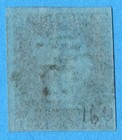 1852 1d Red Imperf Le Plate 160 Spec B2 4 Margins Fine Used Ref 236
