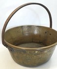 Antique Hudson Bay Large Brass Fur Trade Era Nativ Primitive Pot Cauldron Kettle