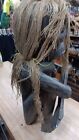 Vintage Hand Carved 24 Inch Wooden Tiki Statue