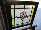   Antique Stained Glass Window 2 Of 2   22 X 25   Architectural Salvage