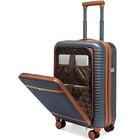 Elle Escape 22 5  Expandable Carry-on Suitcase With Front Laptop Pocket Navy