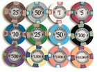 New 500 Milano Clay Poker Chips Set With Aluminum Case - Pick Denominations 
