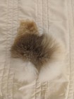 Real Alpaca Fur Plush Toy - Handmade  Super Soft   Fluffy - 8   